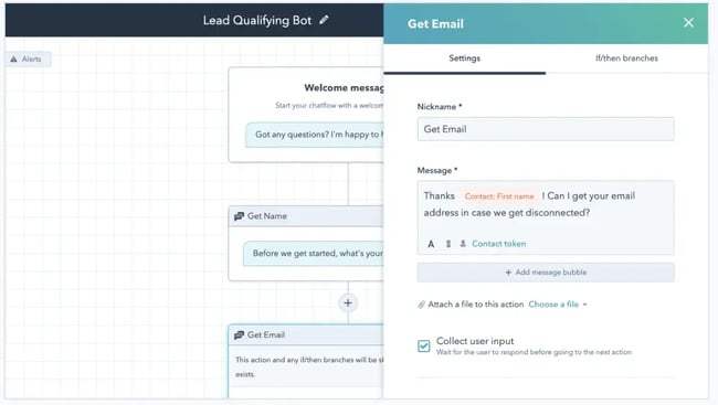 lead qualifying bot by hubspot, hubspot chatbot